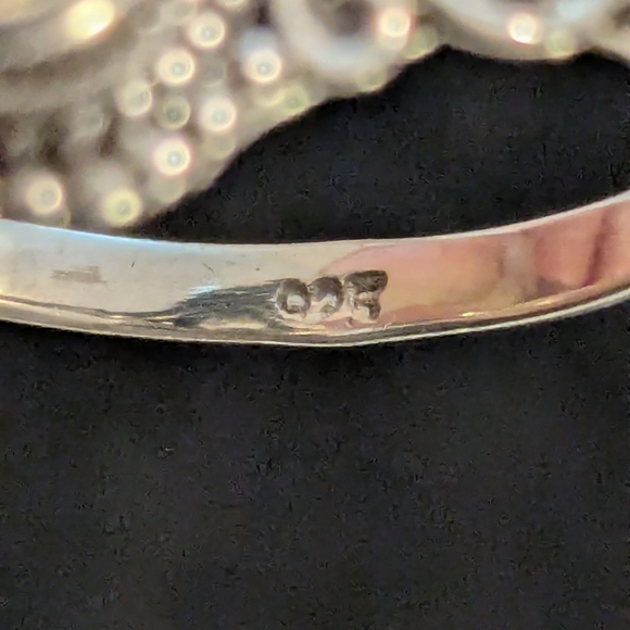 Geniune 925 Sterling Silver Citrine Ring Size 11 - Picture 7 of 10